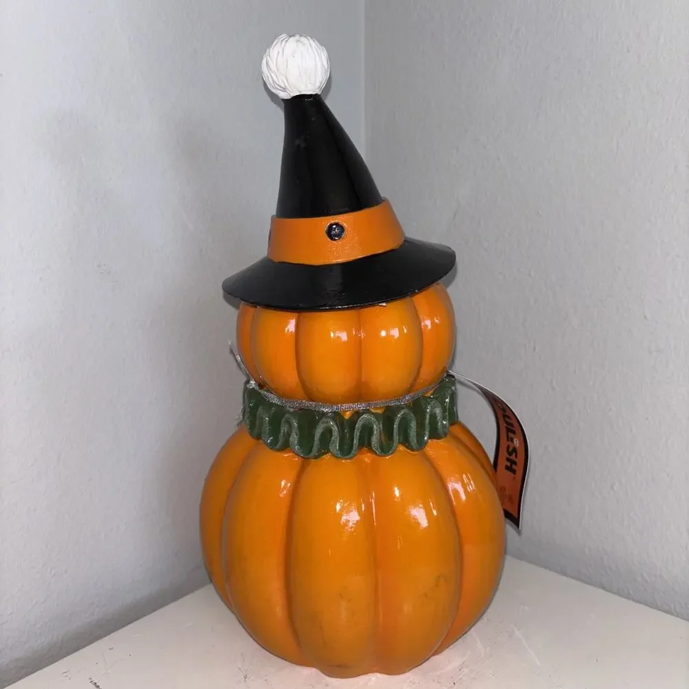 Ghoulish Retro Style Johanna Parker Jack-o-Lantern Figure 12” Candy Corn NEW